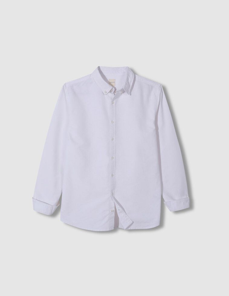 Camisa de Oxford blanca