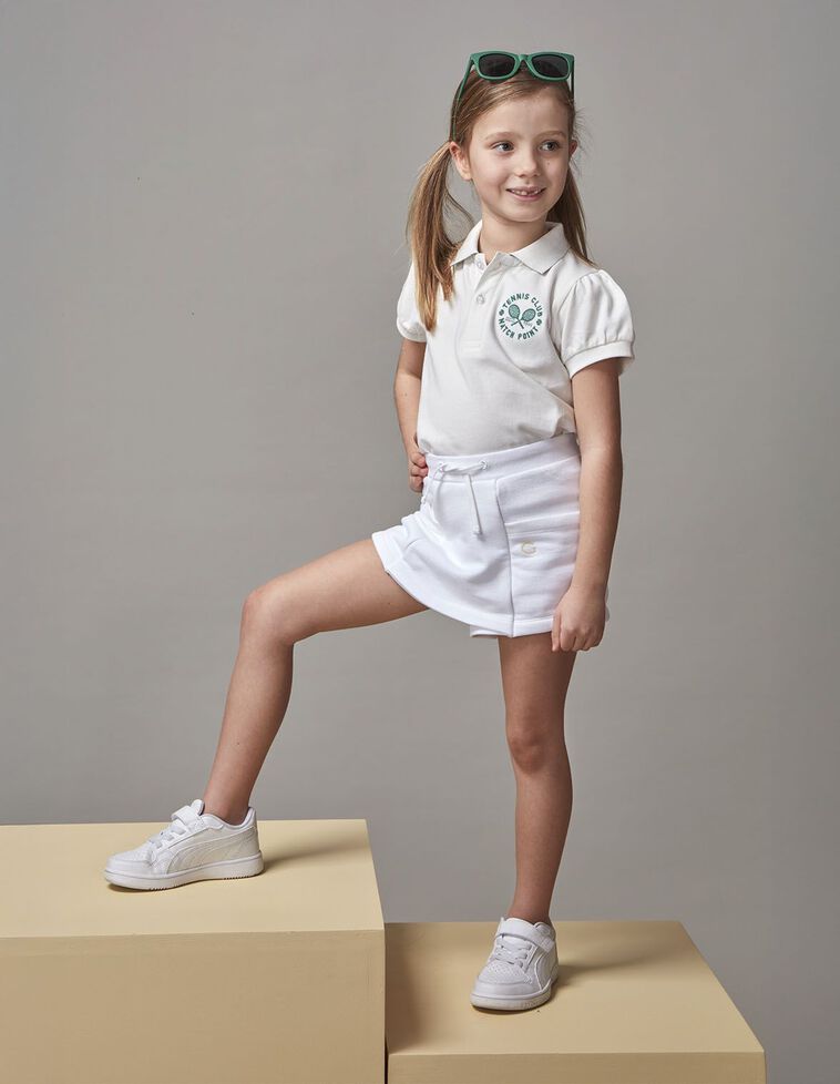 Polo deporte blanco
