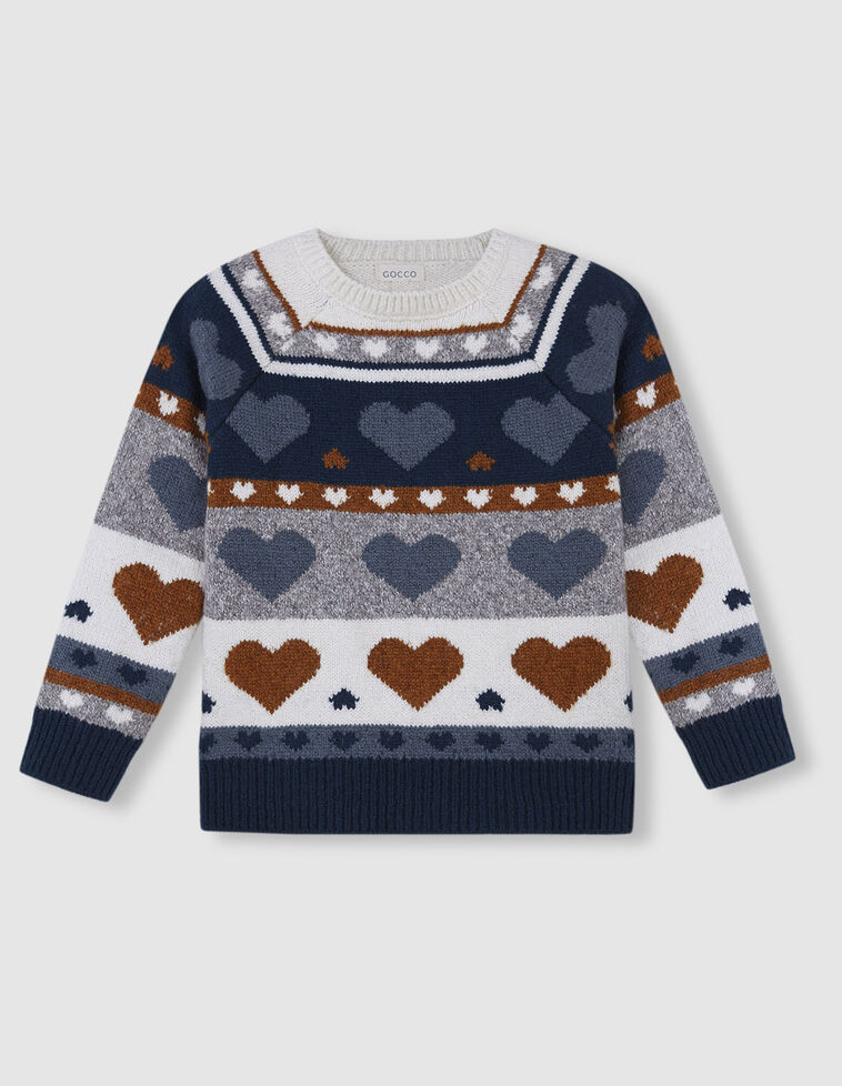 Jersey intarsia colores