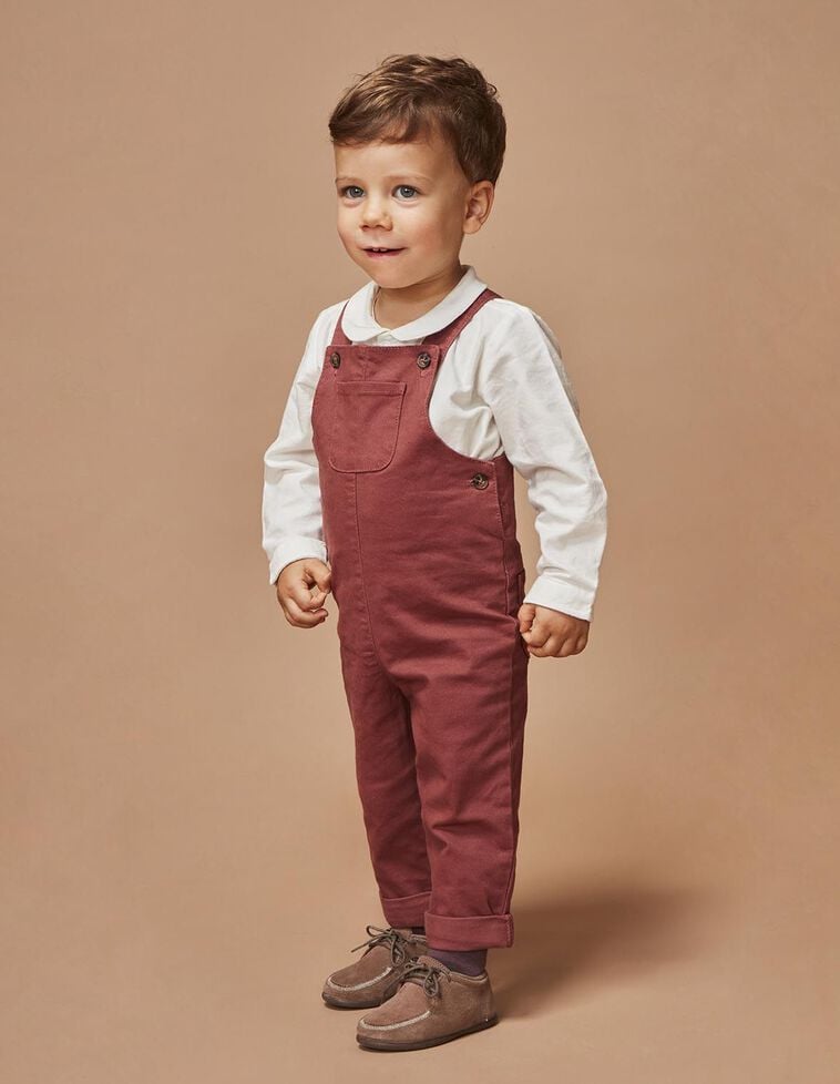 Peto largo con vuelta en bajo rojo