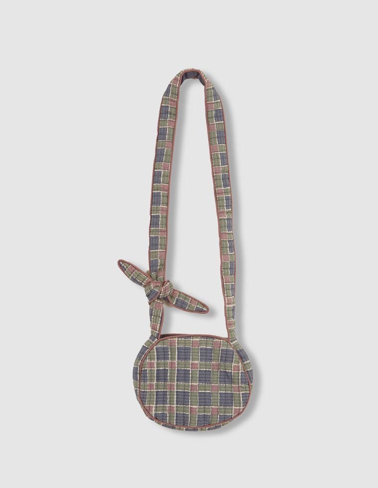 Bolso acolchado azul claro