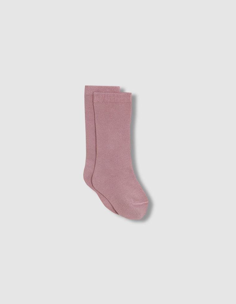 Calcetines Liso Rosa