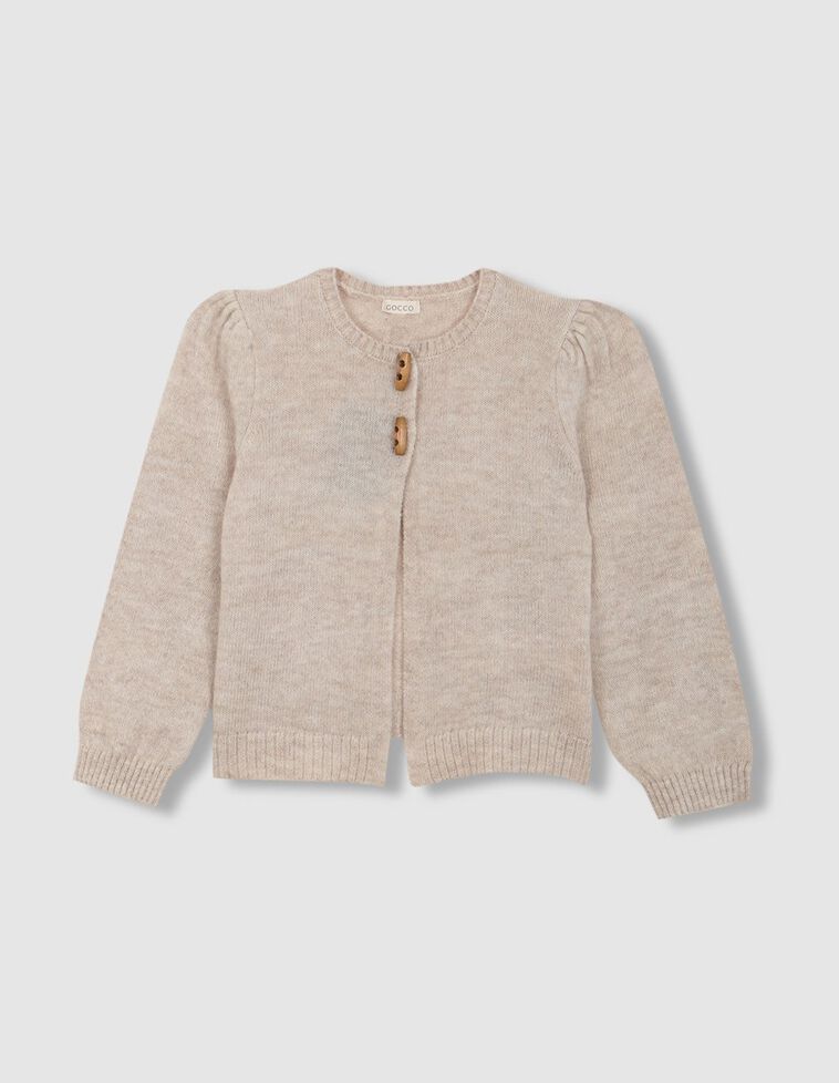 Chaqueta con botón de trenca piedra