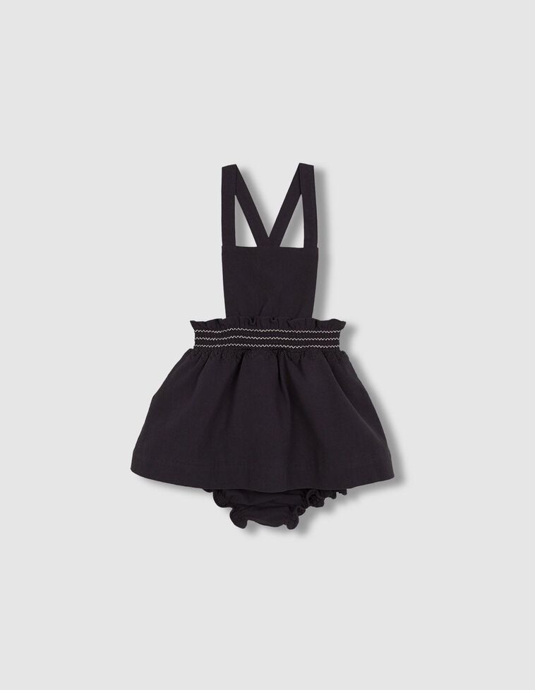 Pichi cintura nido de abeja gris