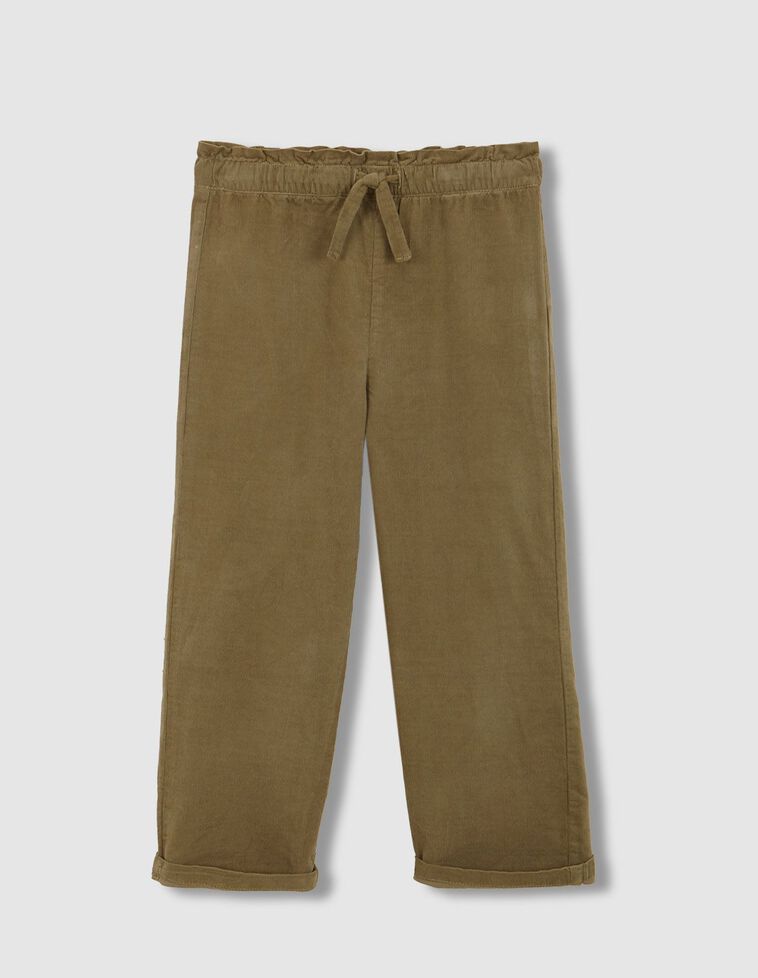 Pantalón de micropana verde