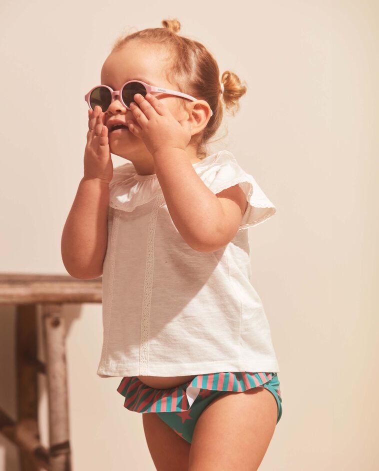 Braguita de estrellas azul verdoso