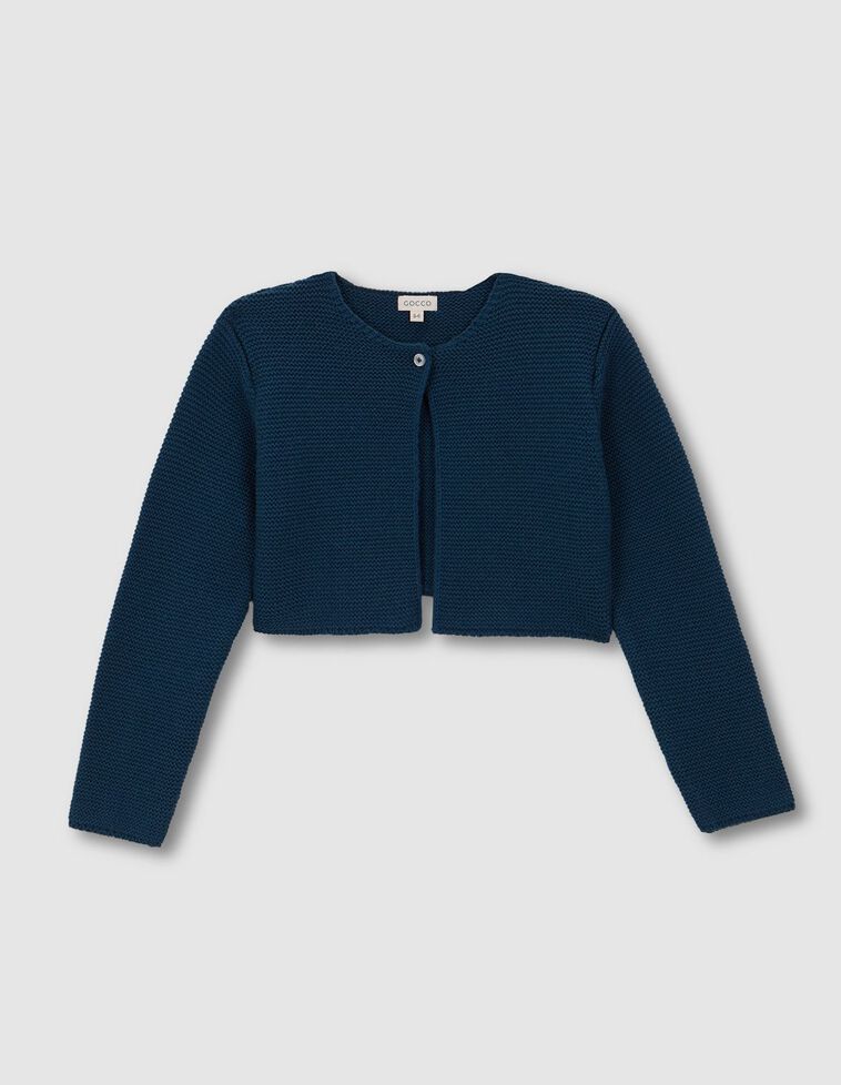 Chaqueta Punto Bobo Azul Pavo