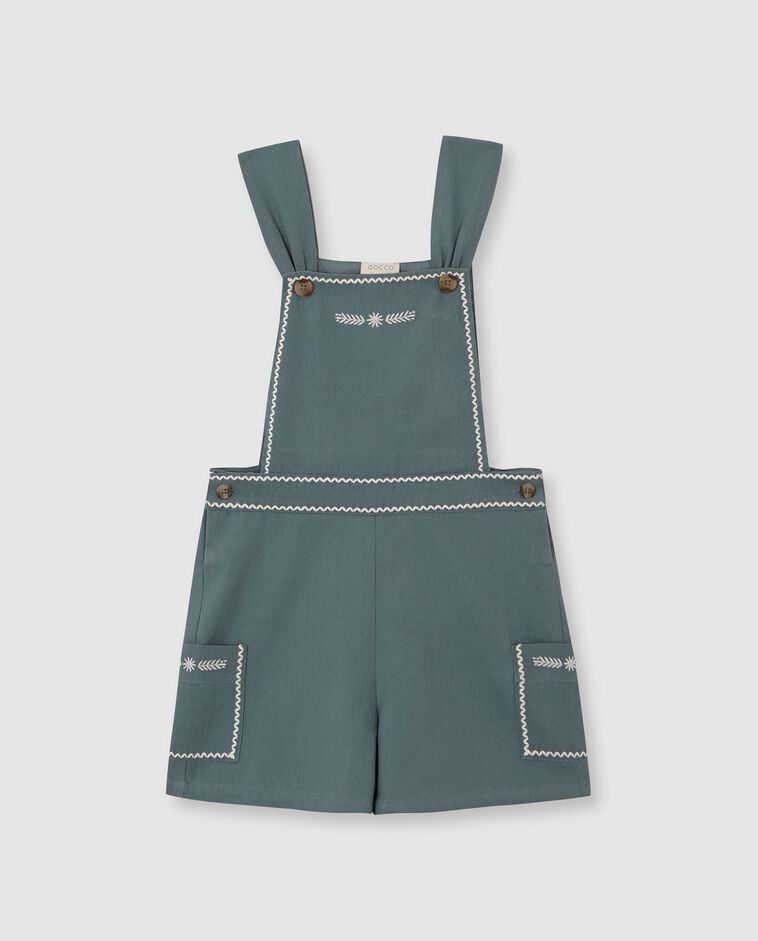 Peto verde con bordados verde
