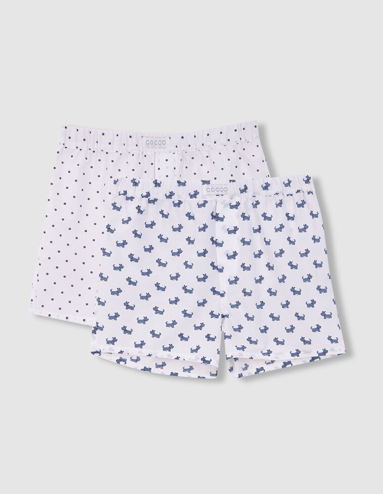 Pack dos calzoncillos blanco