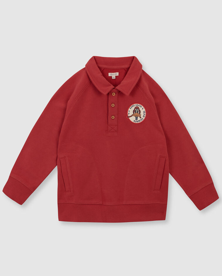 Sudadera summer print coral