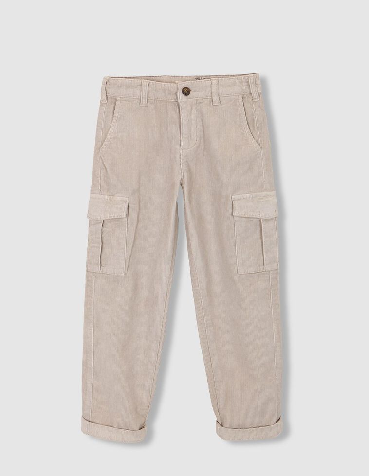 Pantalon cargo micropana piedra
