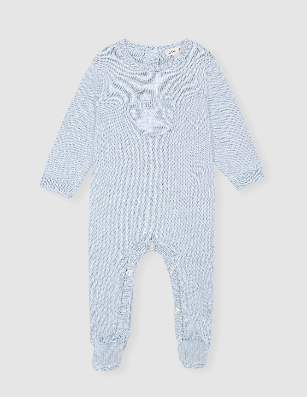 Pelele cuello bebe de Primera puesta Gocco