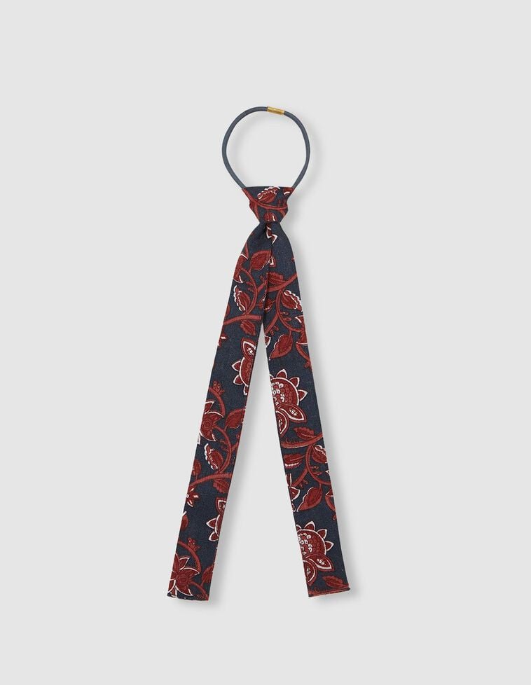 Lazo estampado verde