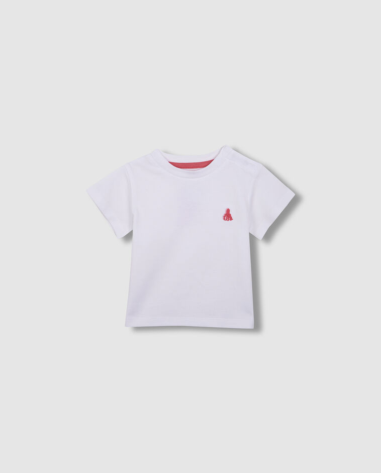 Camiseta pulpo blanco