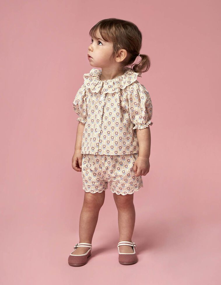 Blusa estampada blanco