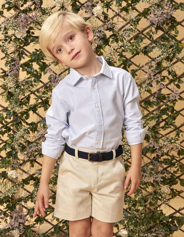 Camisa oxford de rayas