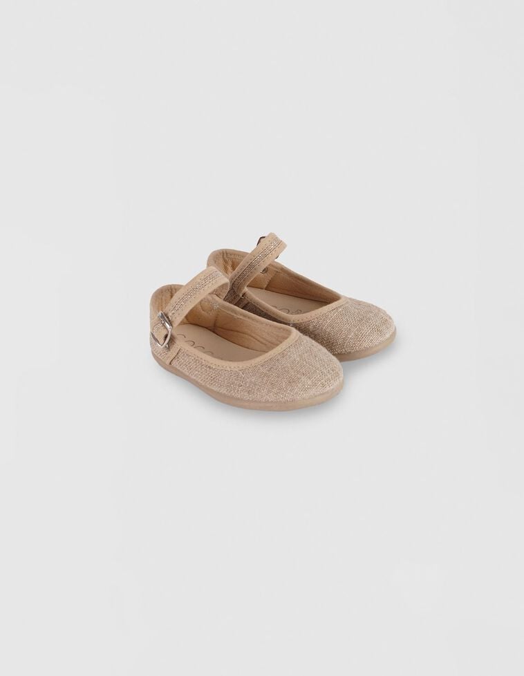 Merceditas lino marron