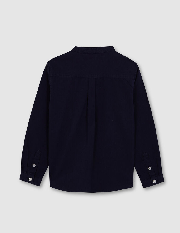 Camisa Azul Marino Lavada Marino