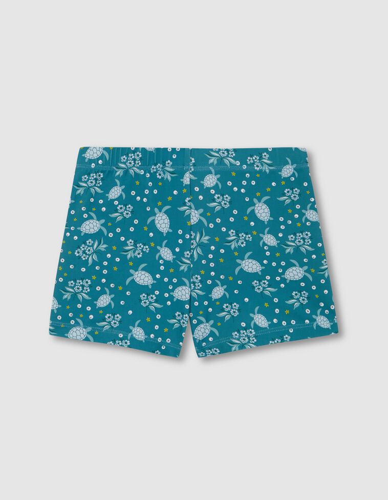 Bóxer estampado tortugas azul claro
