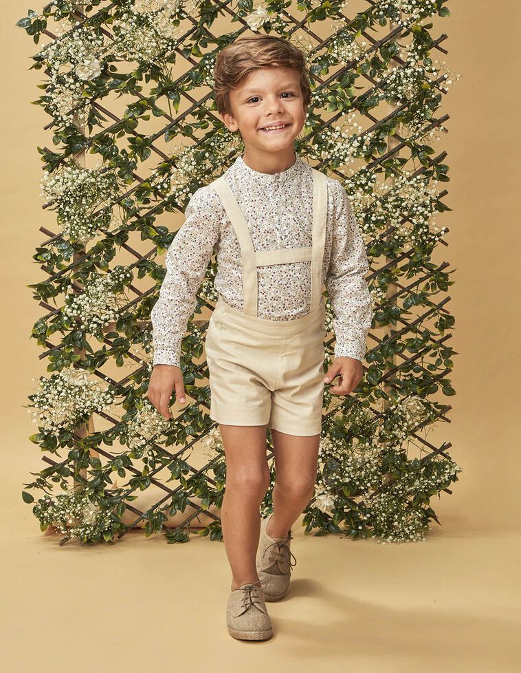 Camisa de florecitas lila