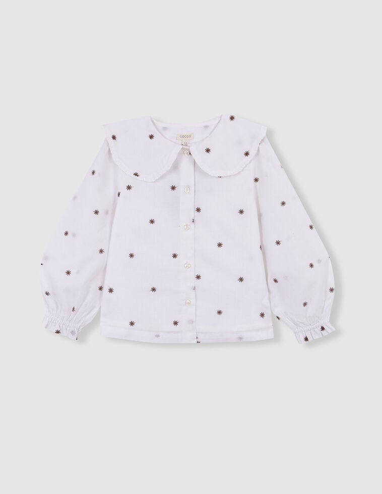 Blusa de flores blanco Blusa de flores blanco
