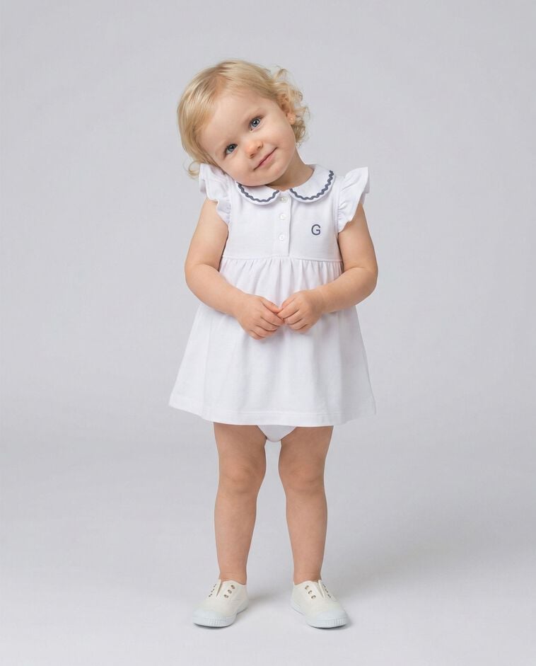 Vestido polo blanco