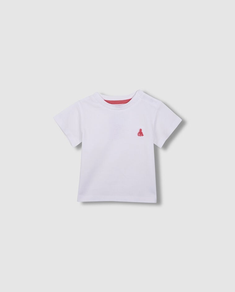 Camiseta pulpo blanco