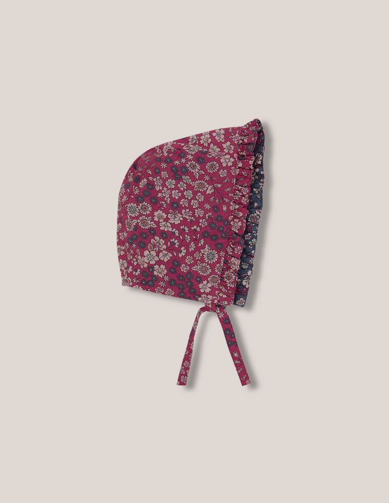 Capota estampada rosa