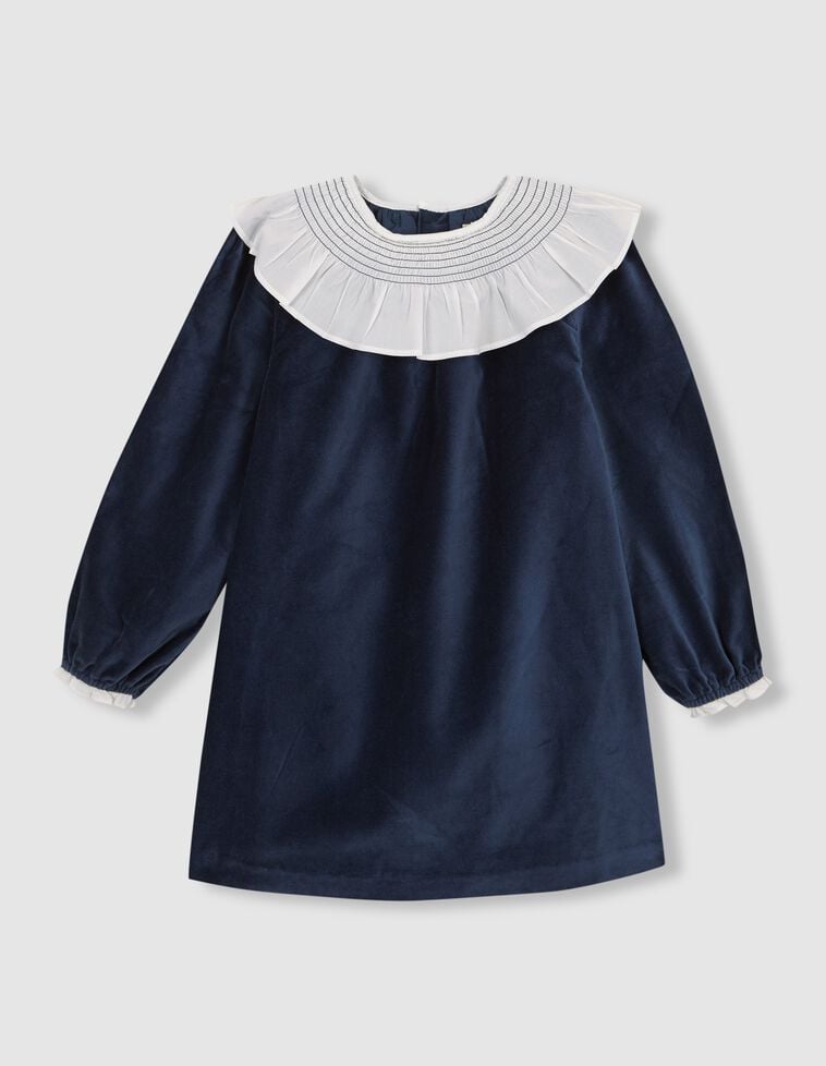 Vestido terciopelo azul