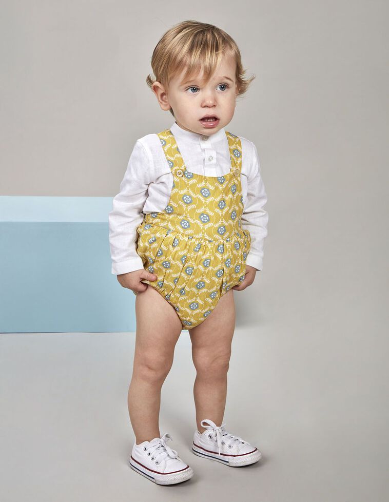Peto bombacho estampado verde
