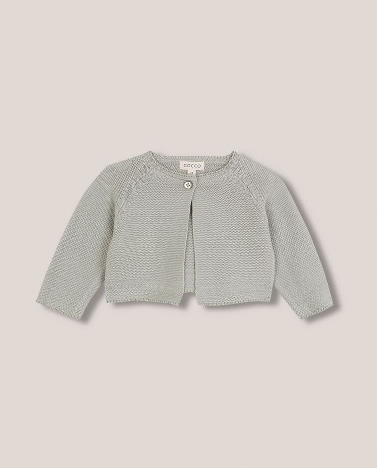 Chaqueta con ochos verde