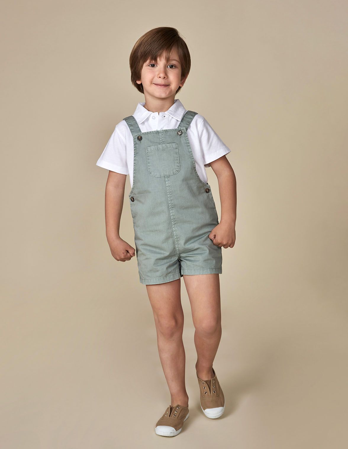 Peto corto verde para nino Gocco