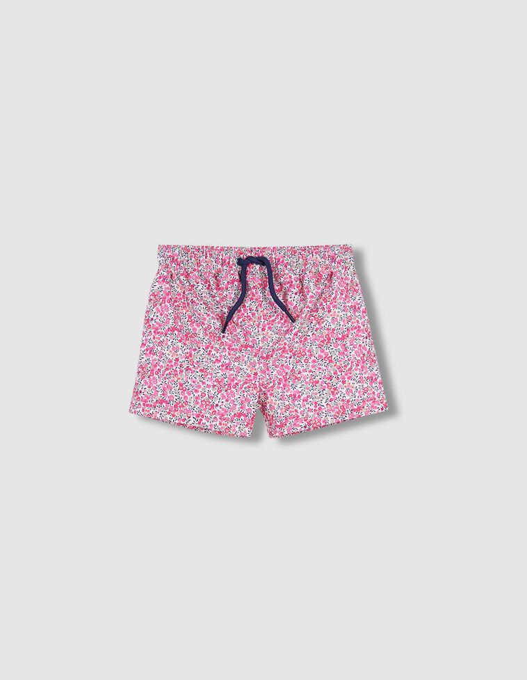 Bañador estampado con flor de Liberty 