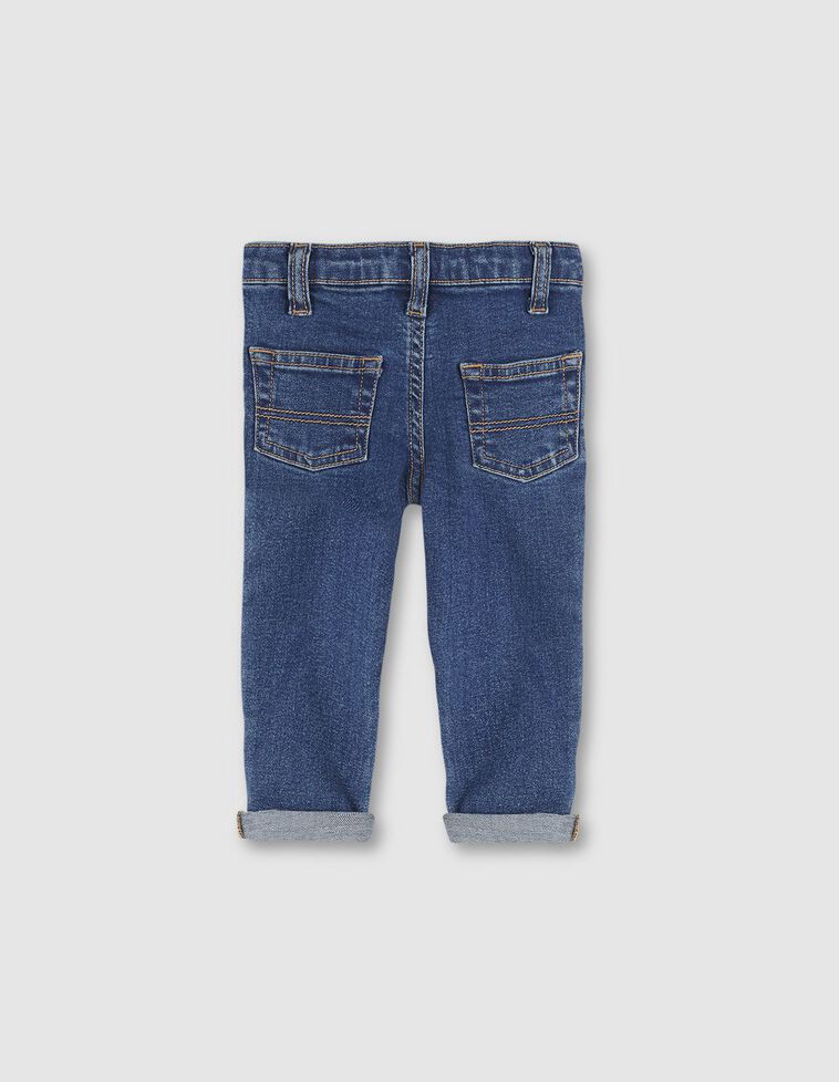 Jeans cinco bolsillos cintura regulable