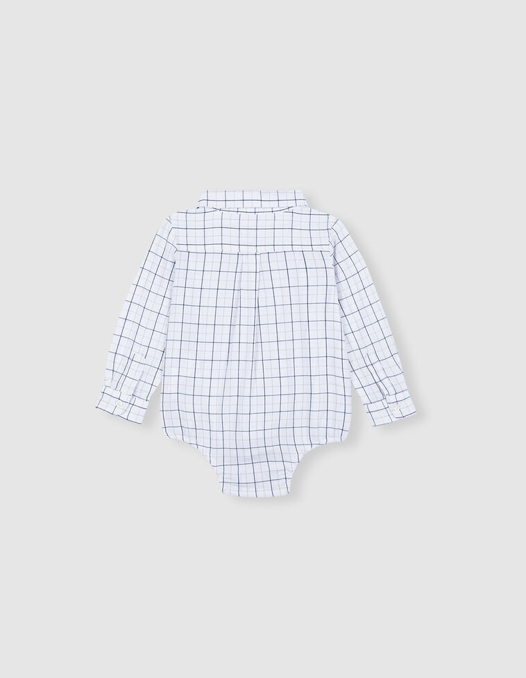Camisa body cuadros villela