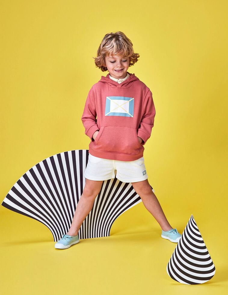 Sudadera bandera coral