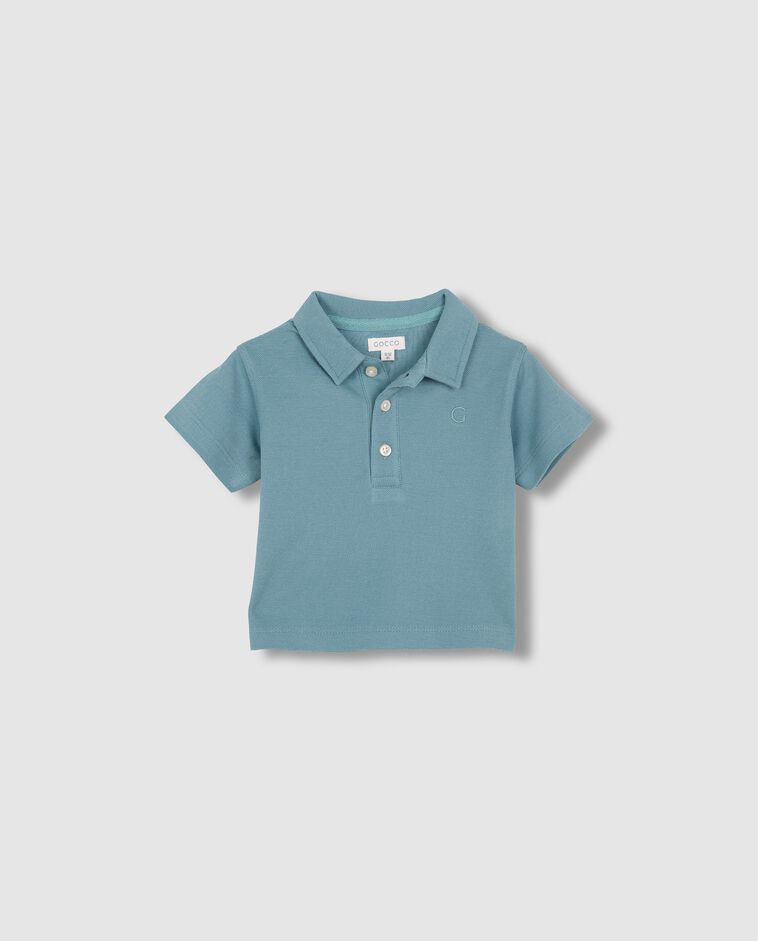 Polo b&aacute;sico de piqu&eacute; verde