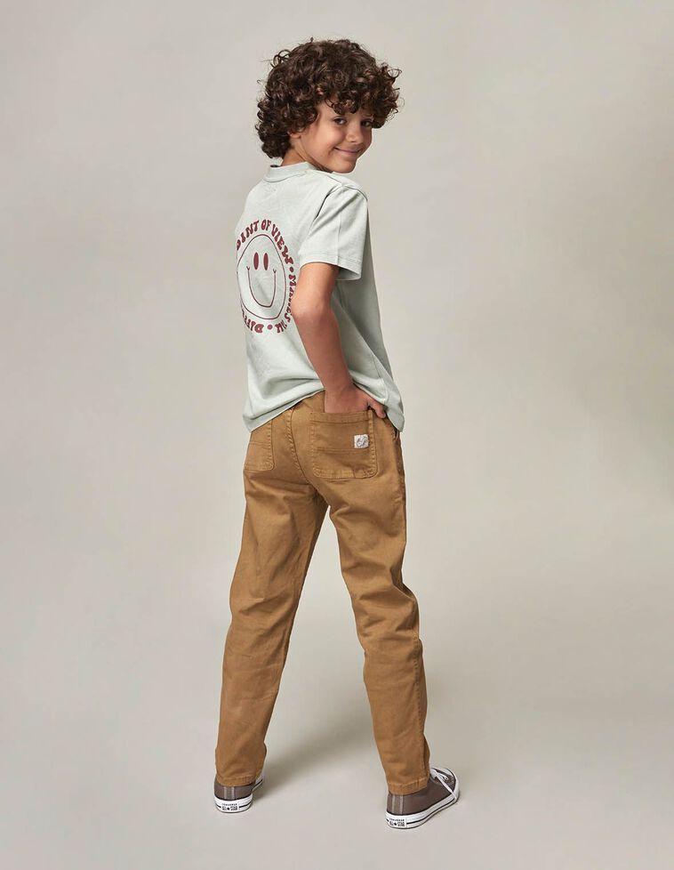 Camiseta print point of view verde