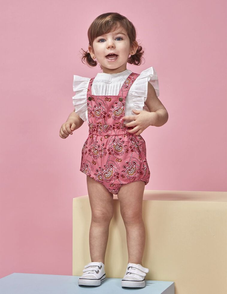 Peto estampado indio rosa