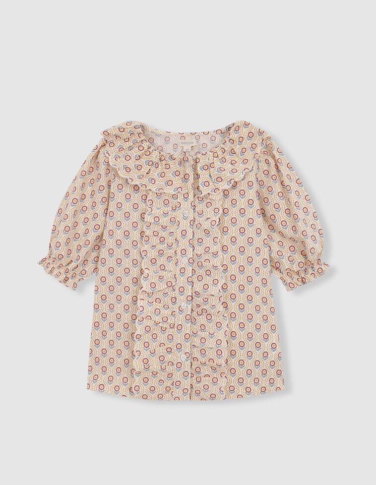 Blusa estampada blanco
