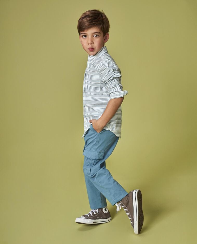 Pantal&oacute;n cargo azul