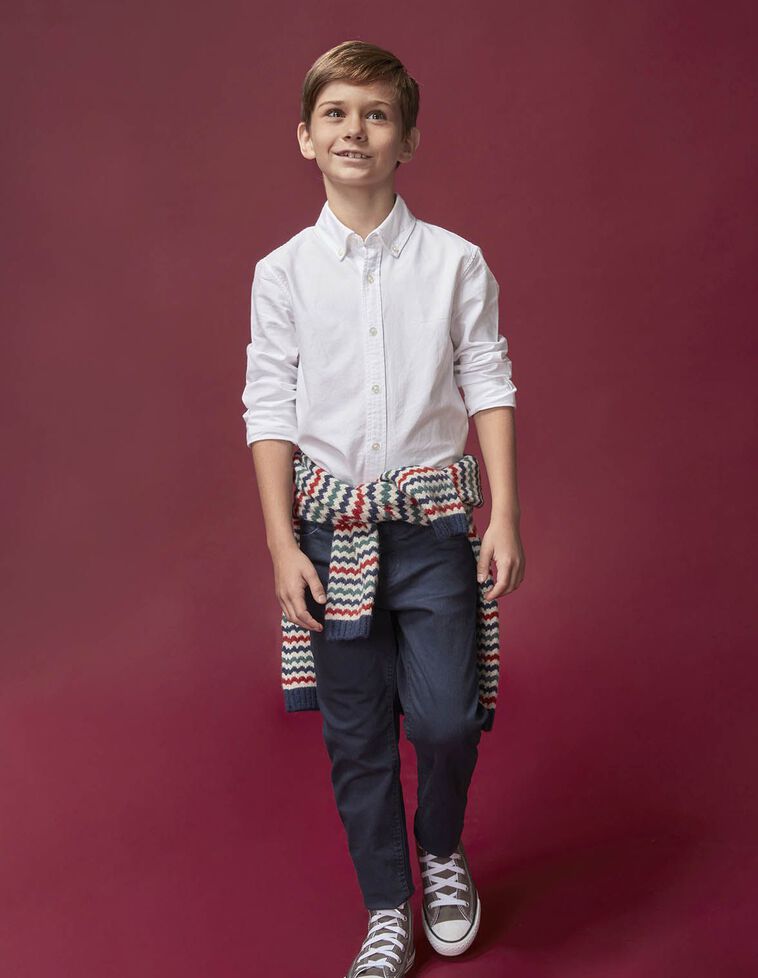 Camisa de oxford blanco