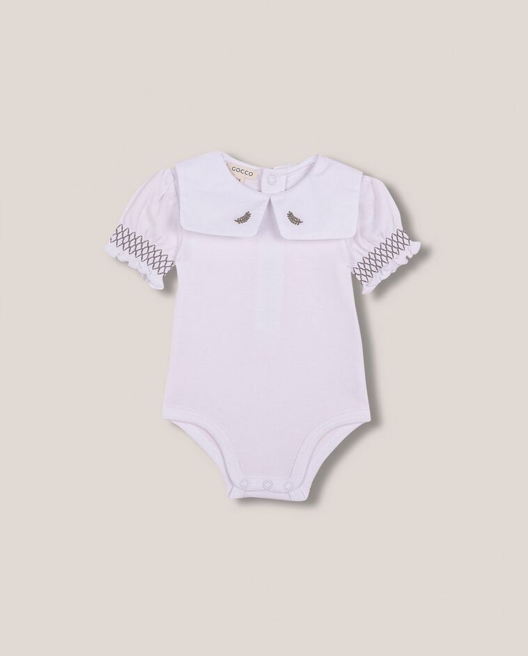 Body blanco con bordado