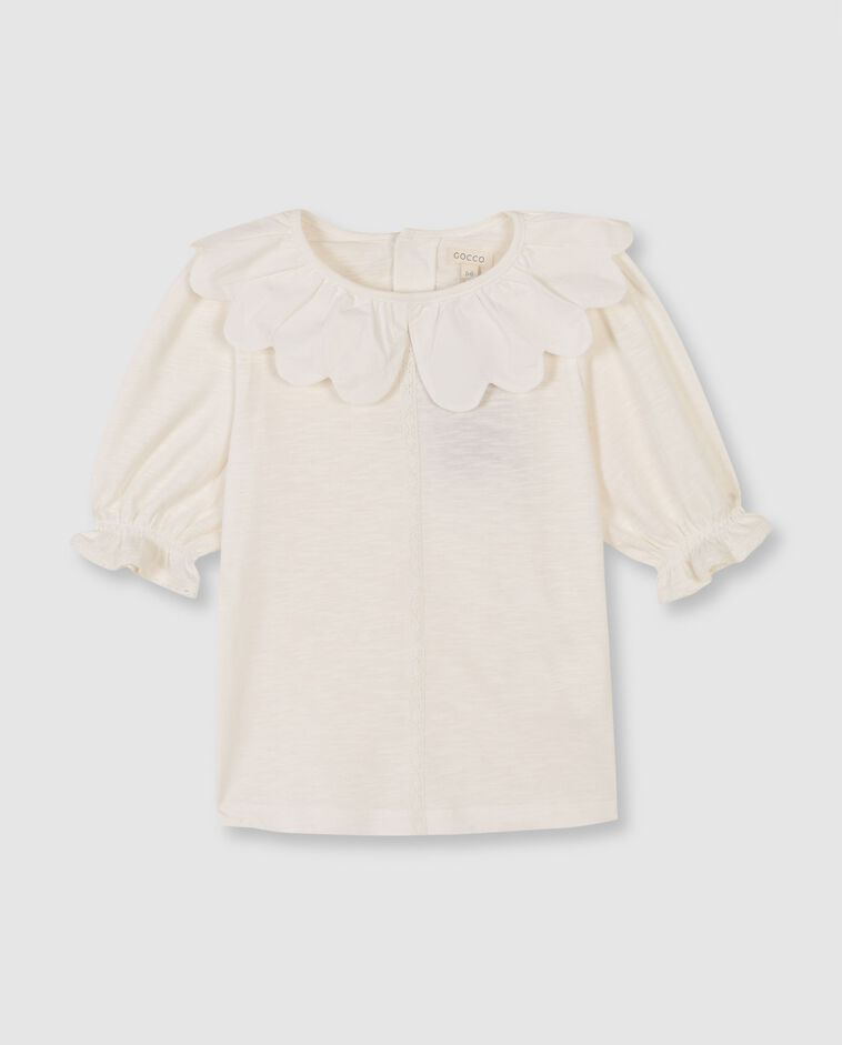 Camiseta manga corta blanco