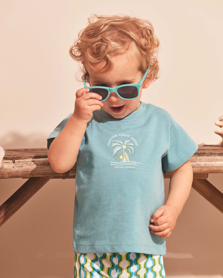 Camiseta summer azul