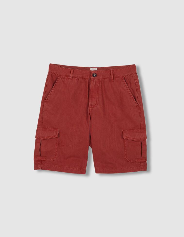 Bermuda cargo color marsala