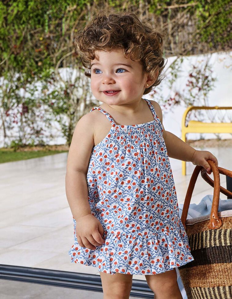 Vestido de tirantes estampado floral