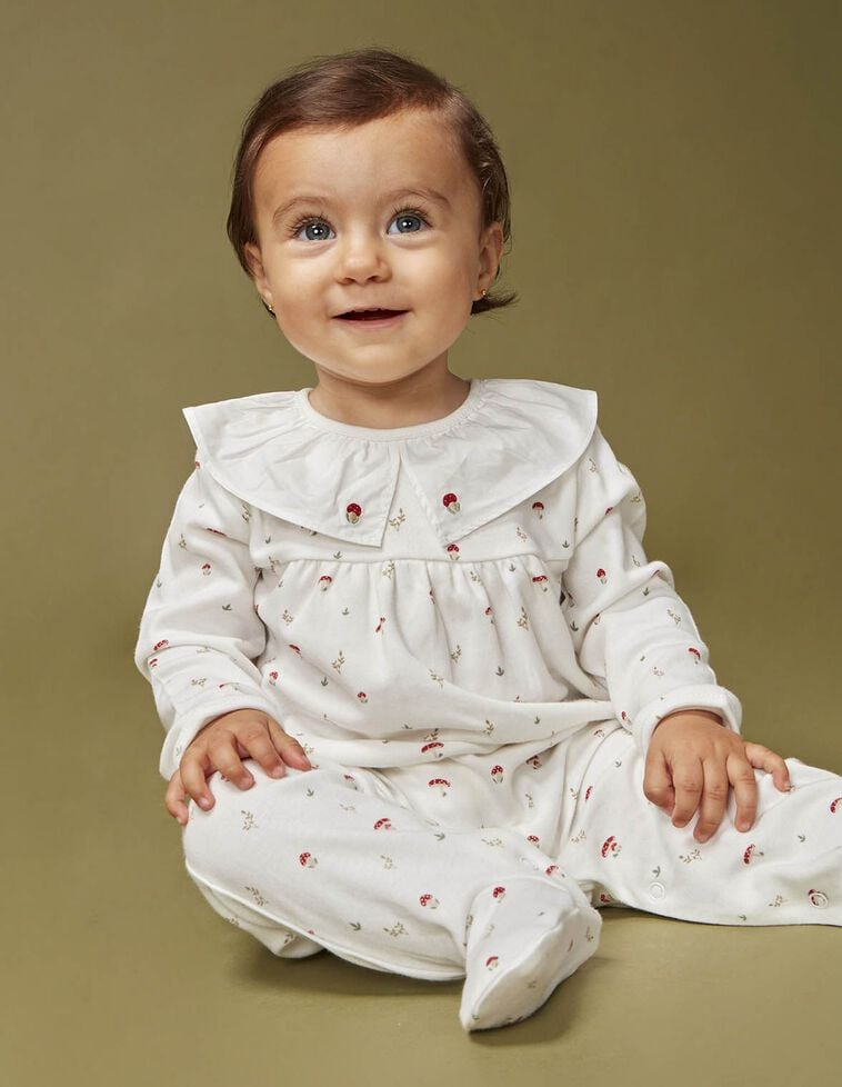 Pijama setas blanco