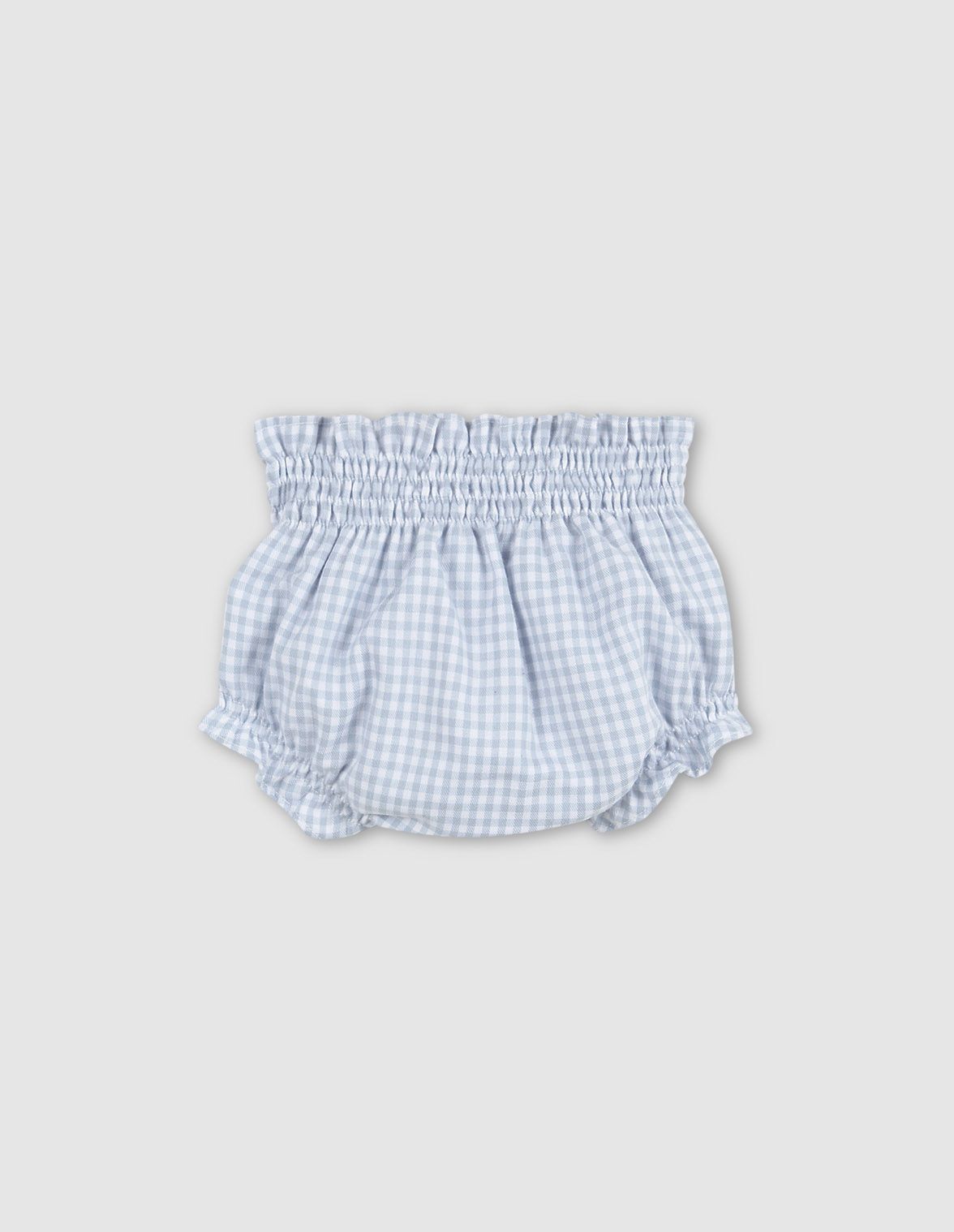 Cubrepanal cuadro vichy celeste Primera puesta Gocco