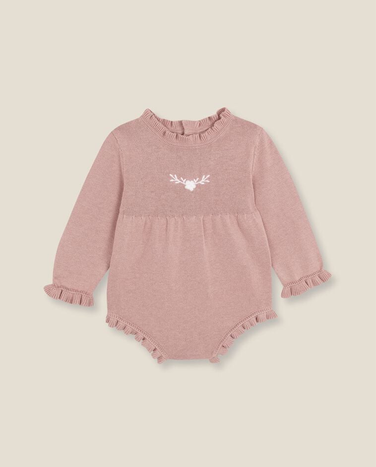 Ranita de punto rosa reci&eacute;n nacido